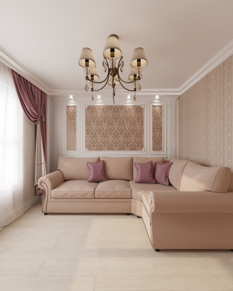 Проект 3х-комнатной квартиры в классическом стиле, ЖК Тихая Роща 2, г.Уфа.