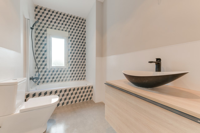 &Aacute;tico en Legazpi contemporain-salle-de-bain