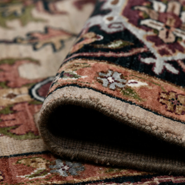 Angelique Rugs Angelique Ledbury Hand-Knotted Wool Area Rug, 8'x10' - Traditional ...