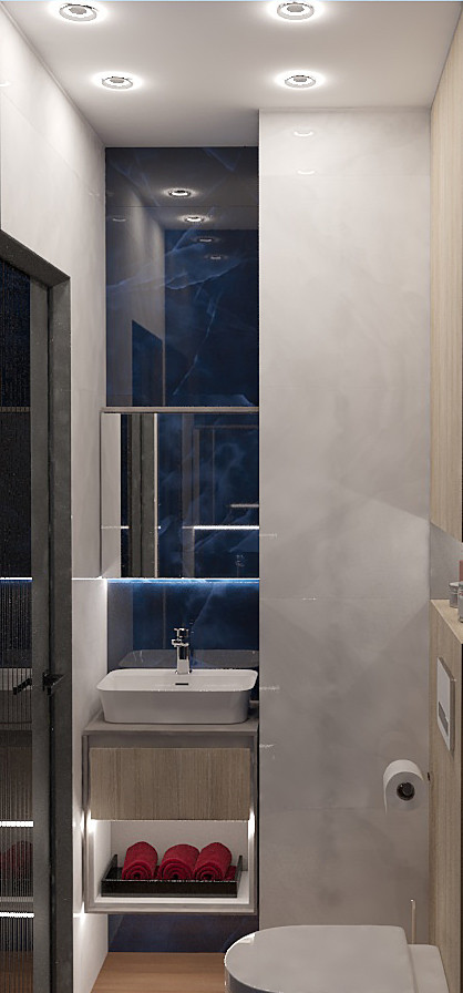 проходная кухня-студия