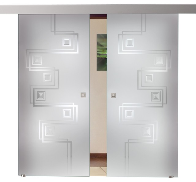 Double Leaf Barn Door Sliding System Alu100 Contemporary