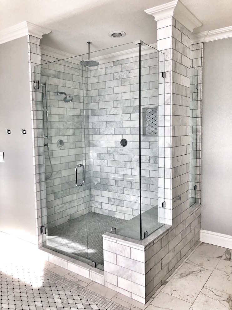 Inspiration for a transitional bathroom remodel in Phoenix