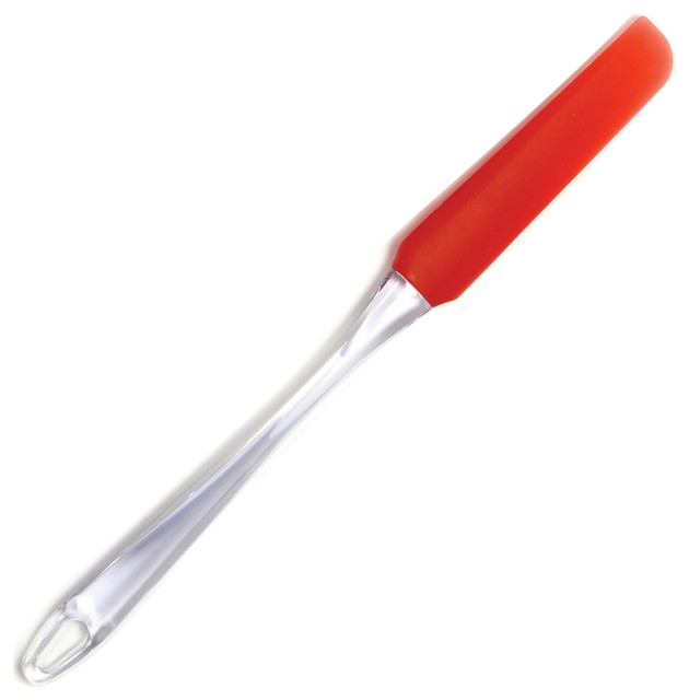 Norpro Red Silicone Jar and Icing Spatula Contemporary Spatulas