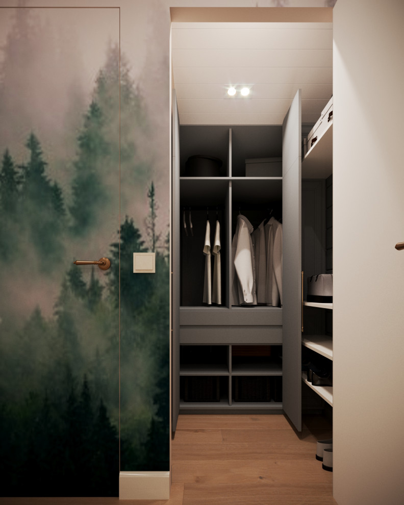 Дом из бруса 130 кв.м._Гардеробная