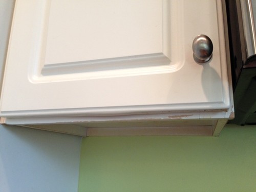 Help - yucky peeling/melting thermofoil cabinets!