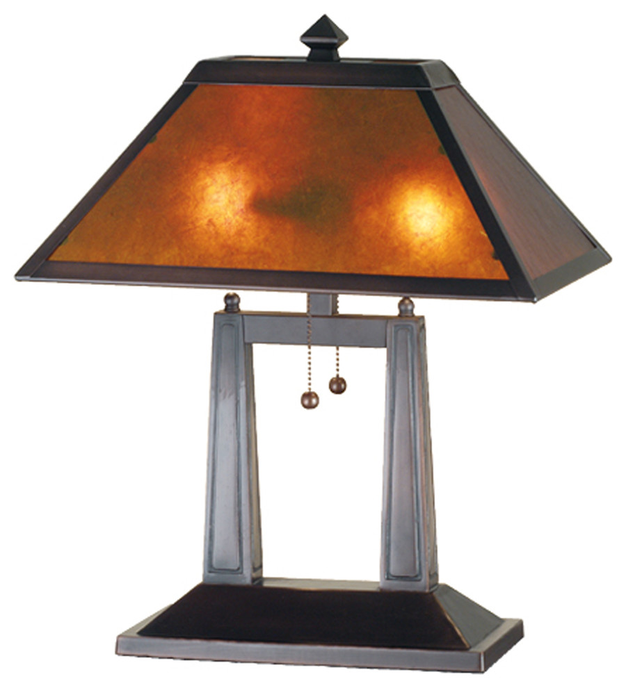 20 High Sutter Oblong Table Lamp Craftsman Table Lamps by