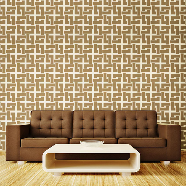 Craftsmen Pattern Wall Stencil for Painting