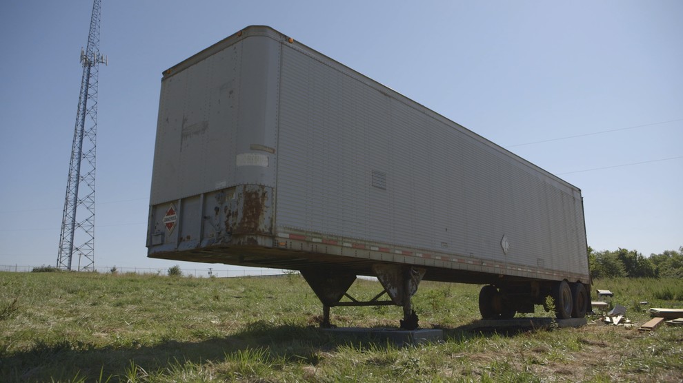 Vintage semi trailer reno turned tiny home
