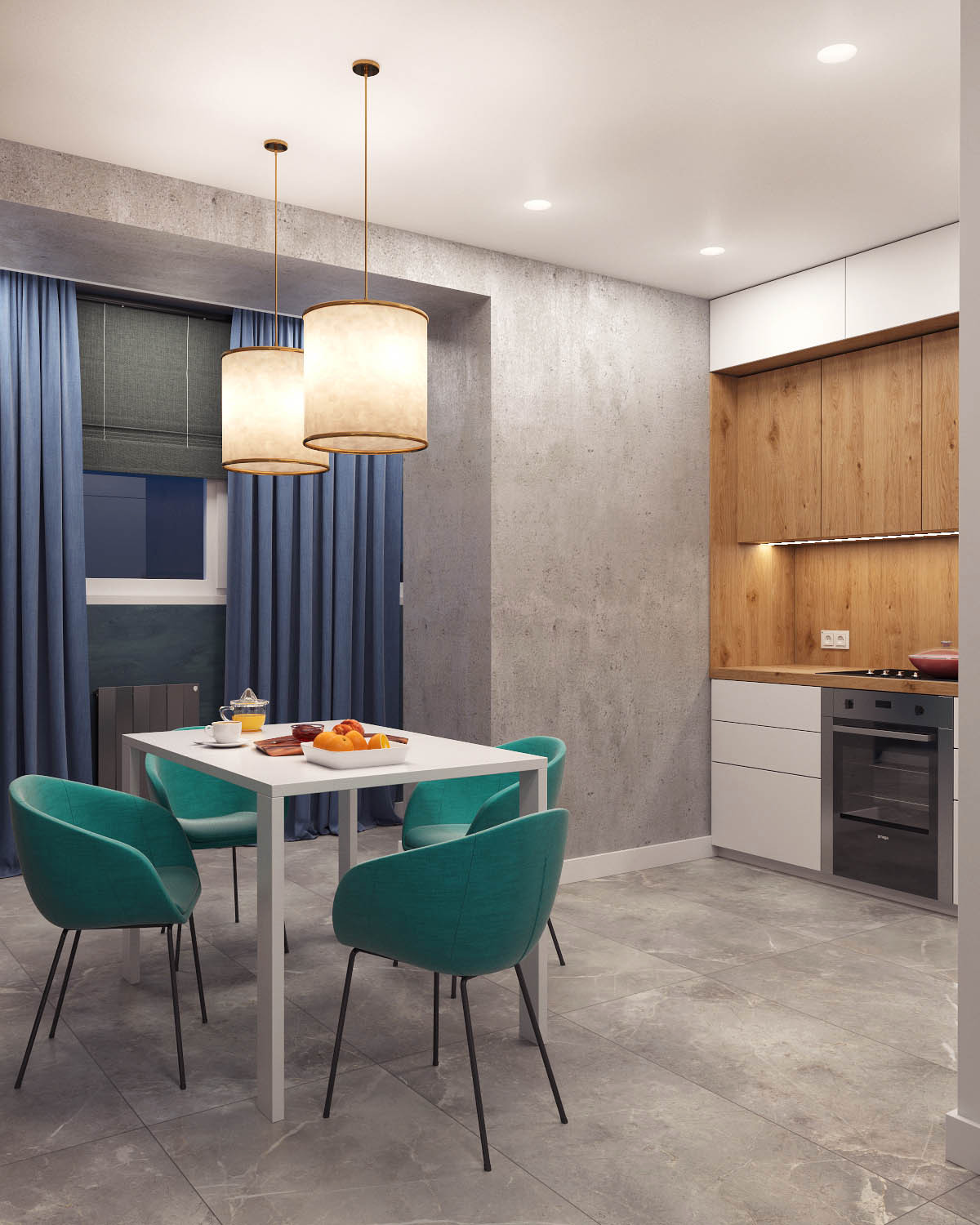 Интерьеры трехкомнатной квартиры в ЖК "Изумрудный" г. Самара