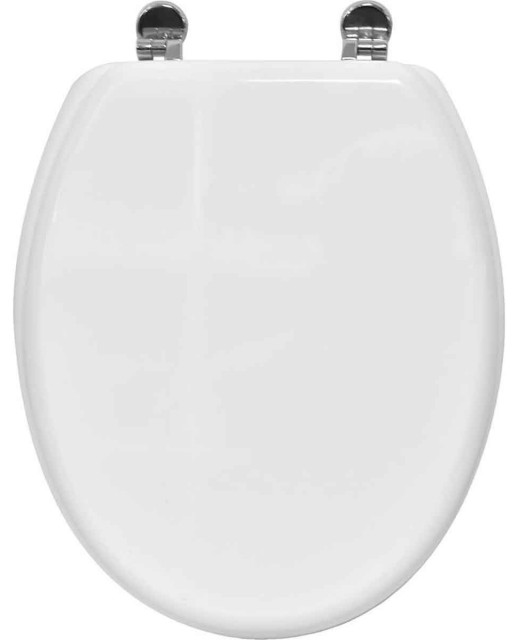 Oval Elongated Toilet Seat Design Pinky Adjustable Zinc Hinges