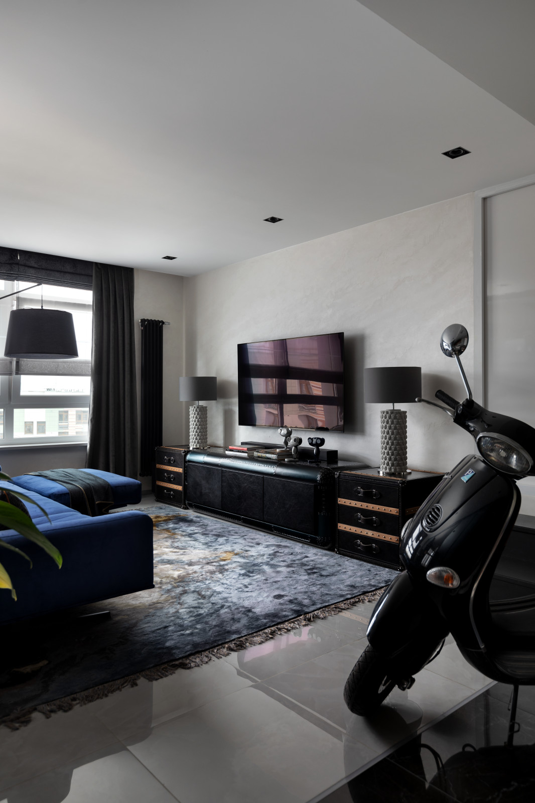 Квартира 170м2 | BLACK NATURE | Современный индустриальный стиль