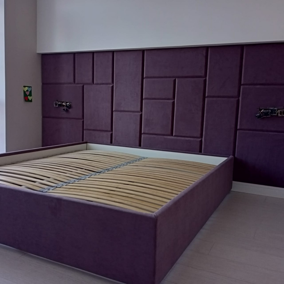 Мягкие стеновые панели в интерьере. Наше производство