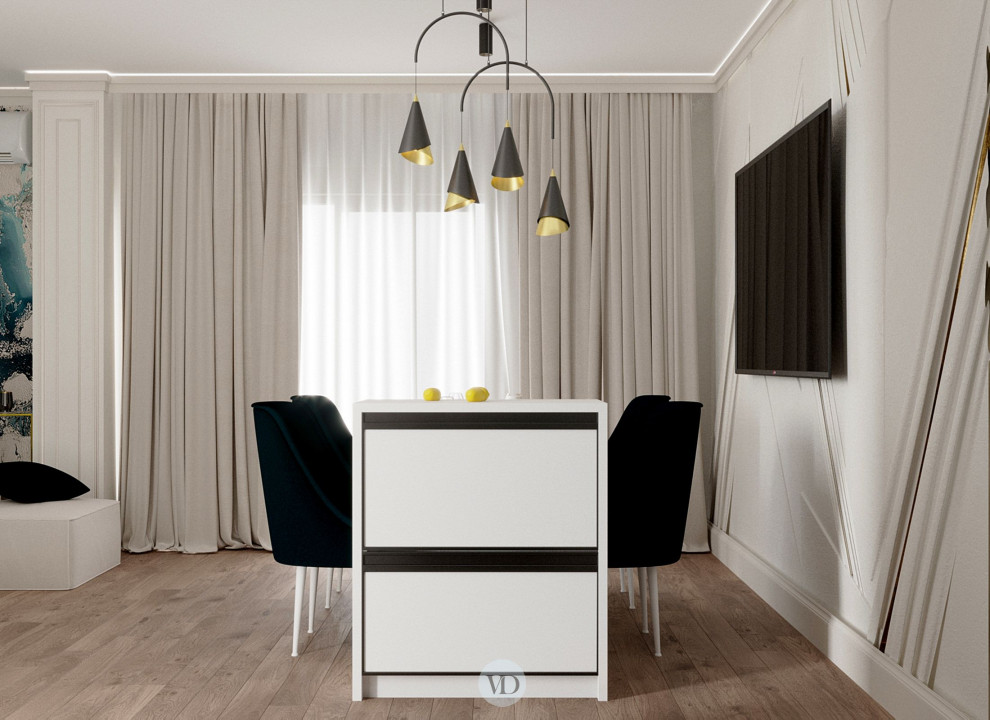 Дизайн-проект квартиры в ЖК Hьютон