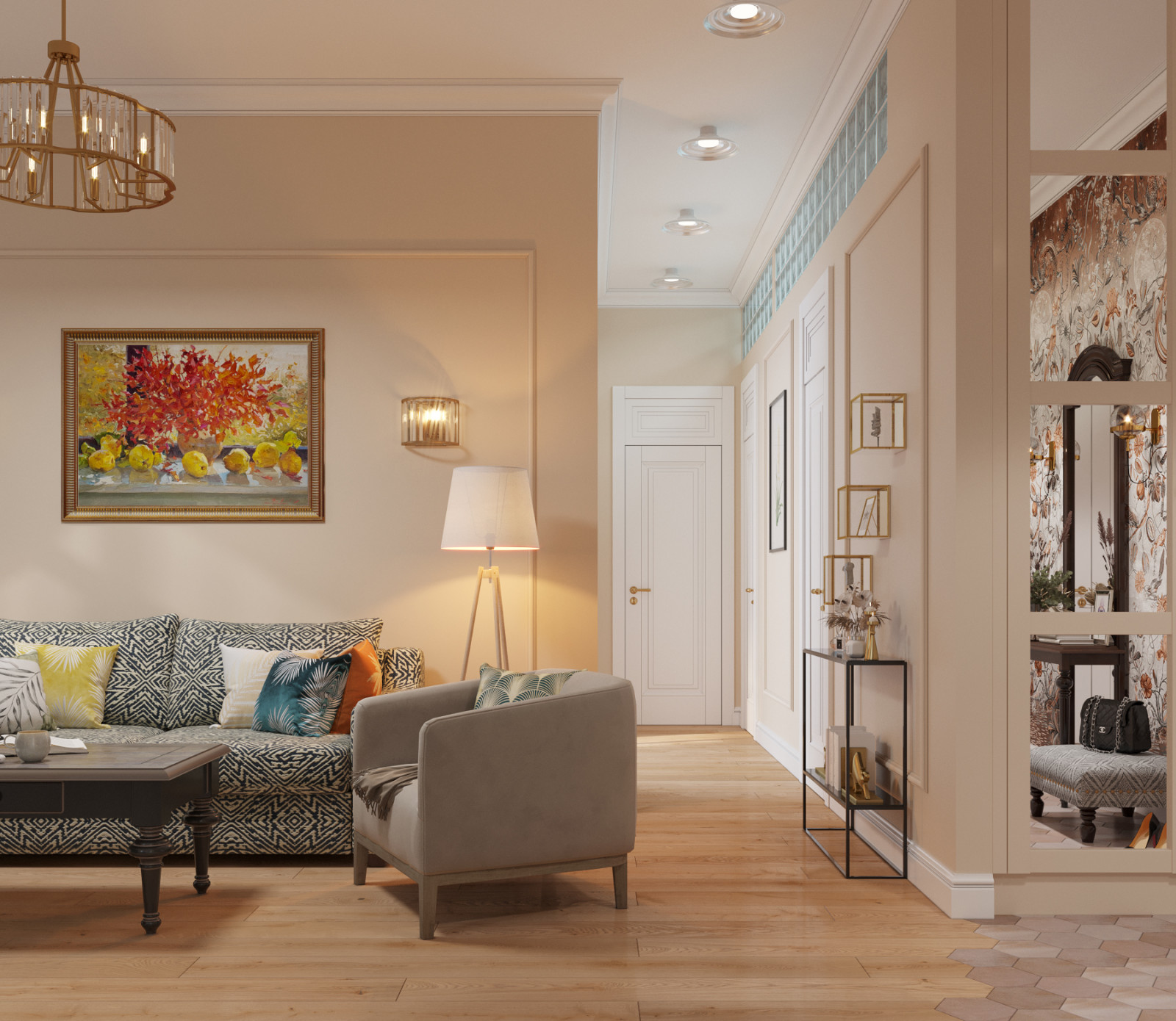 "Очарование старого фонда". Квартира в центре Петербурга