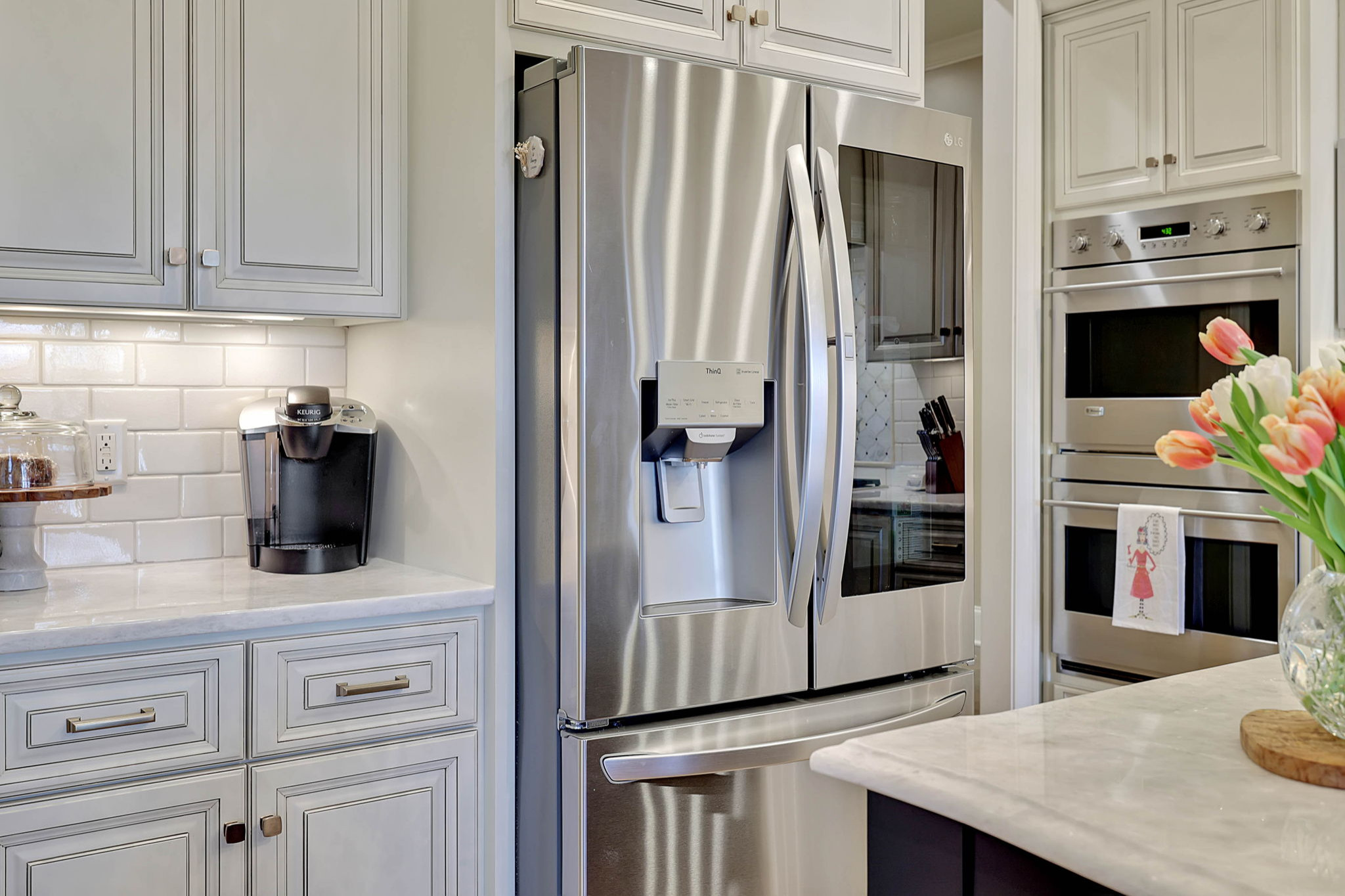 KITCHEN REMODEL: New island is MARBLEOUS