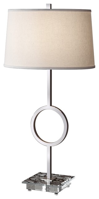 Murray Feiss 10205PN 1 Bulb Polished Nickel Table Lamp