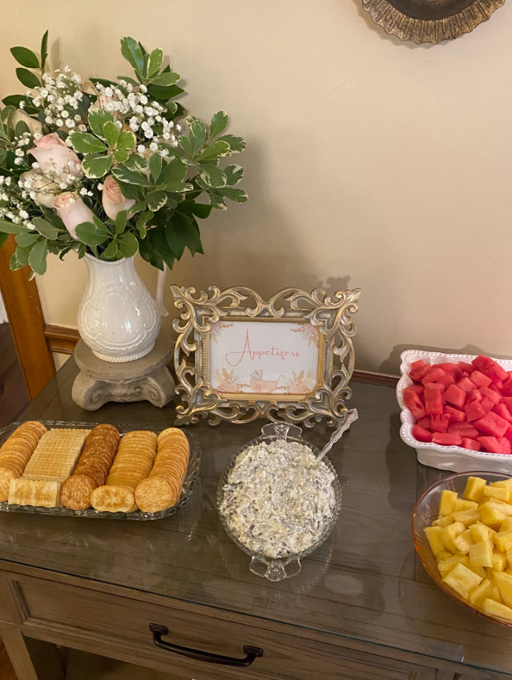 Baby Girl Shower Event Staging
