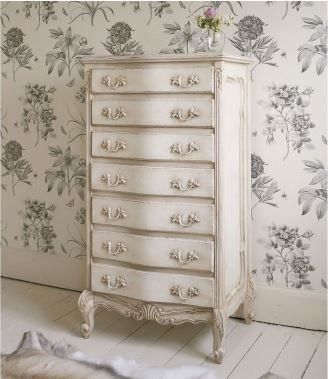 Delphine Shabby Chic Antique White Tallboy Delphine Shabby Chic Antique White Tallboyshabby Style Bedroom Sus
