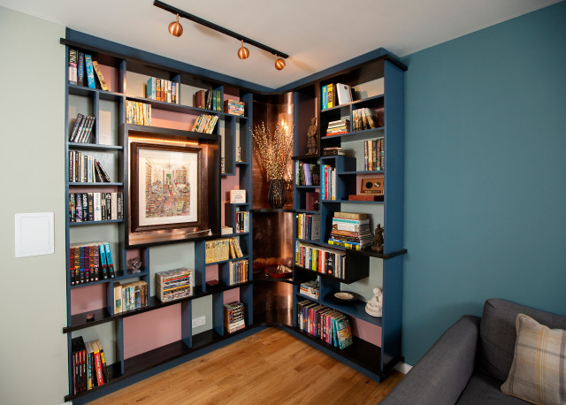 Comic Haven Bookcase eclectic-family-room