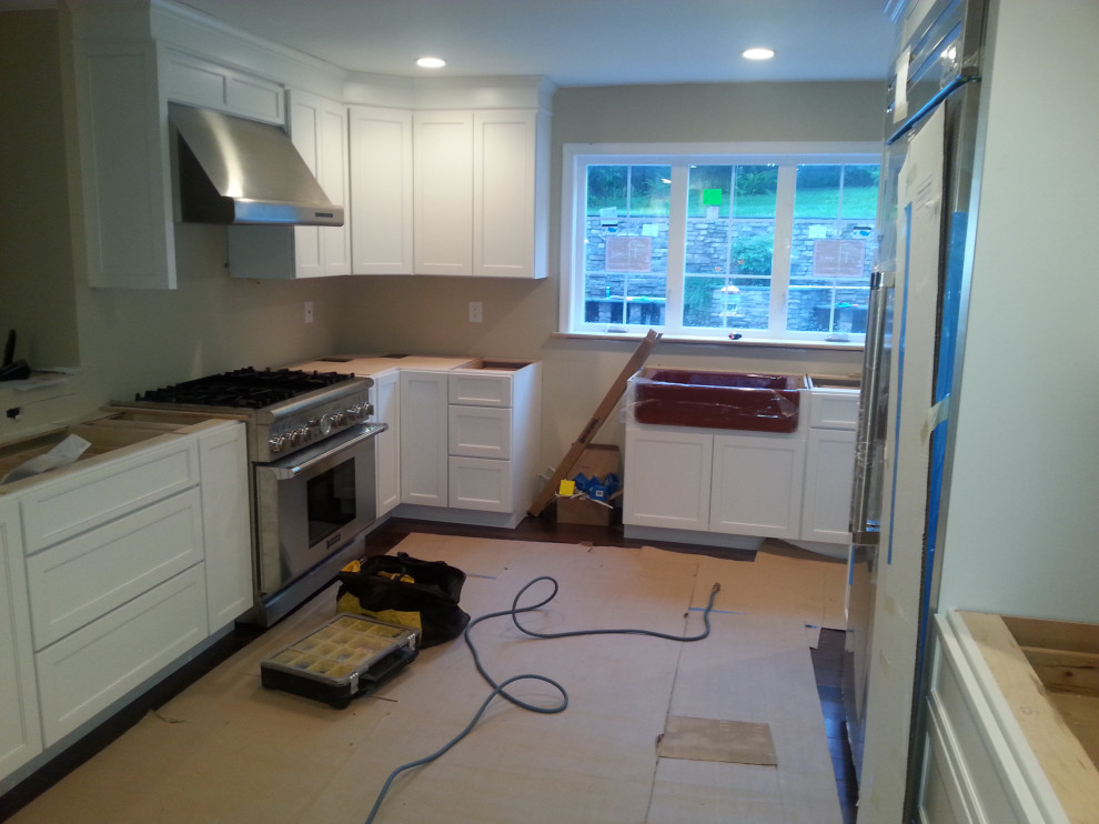 Stacy M Custom Kitchen Flooring + Bump out