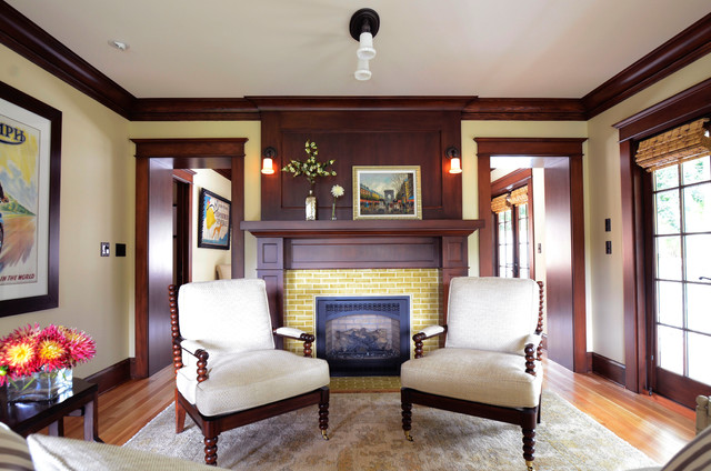 Fireplaces - Traditional - Living Room - Portland - by Emerick Architects