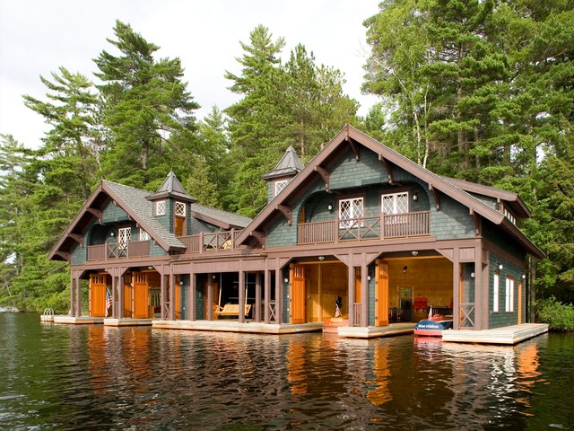 Boathouses - Craftsman - Exterior - Burlington - by Adirondack