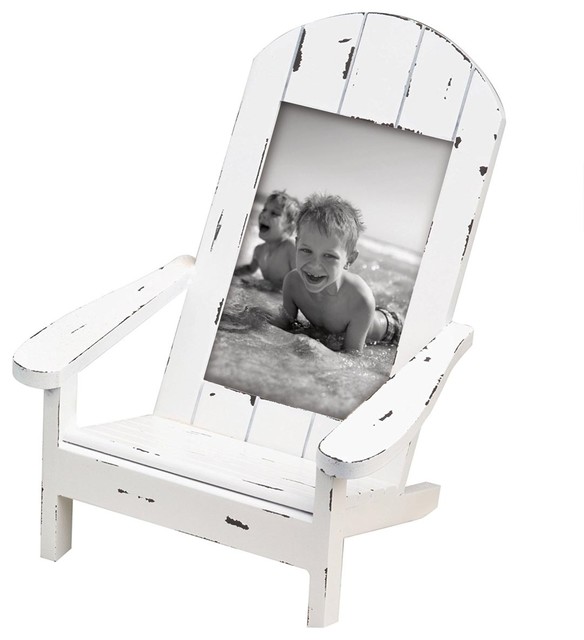 White Adirondack Chair Photo Frame Beach Style Picture Frames White Adirondack Chair Photo Frame Beach Style Picture Frames By Cozy Cottage Home Furnishings