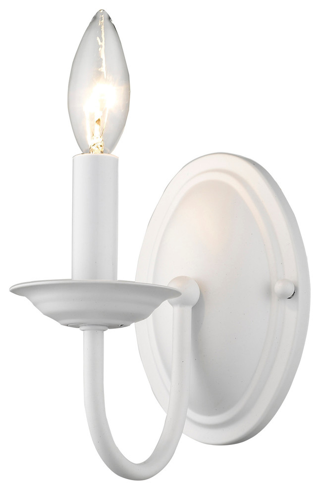 Williamsburgh Wall Sconce, White