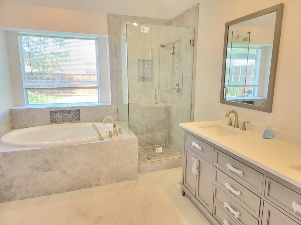 Dee's Master Bathroom remodeling - Modern - Bathroom - Dallas - by ...