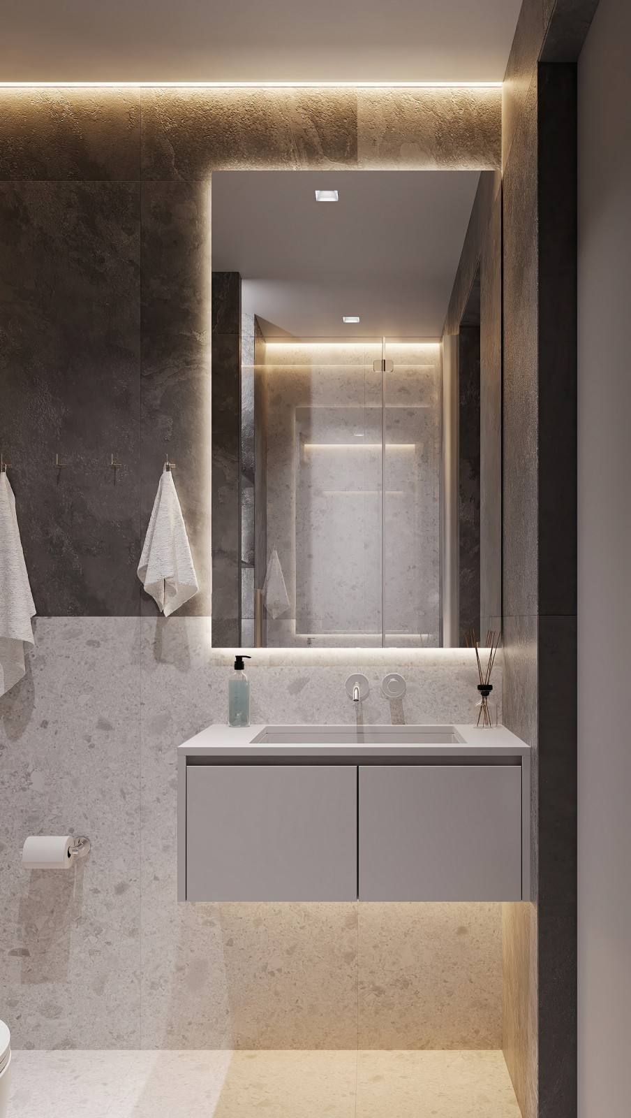 Дизайн и ремонт квартиры в ЖК Большая семерка - Сочный синий