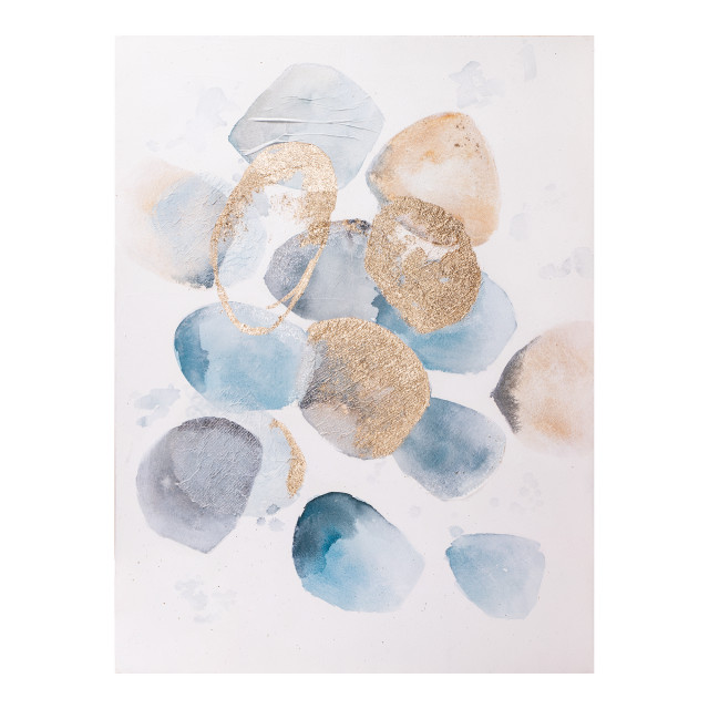 Image showcasing River Rocks Wall Decor - Contemporary - Paintings - by GwG Outlet | Houzz
