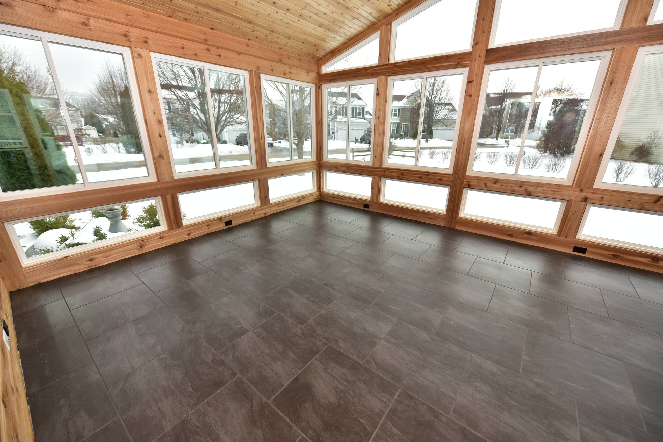 Three Season Room Tile Floor