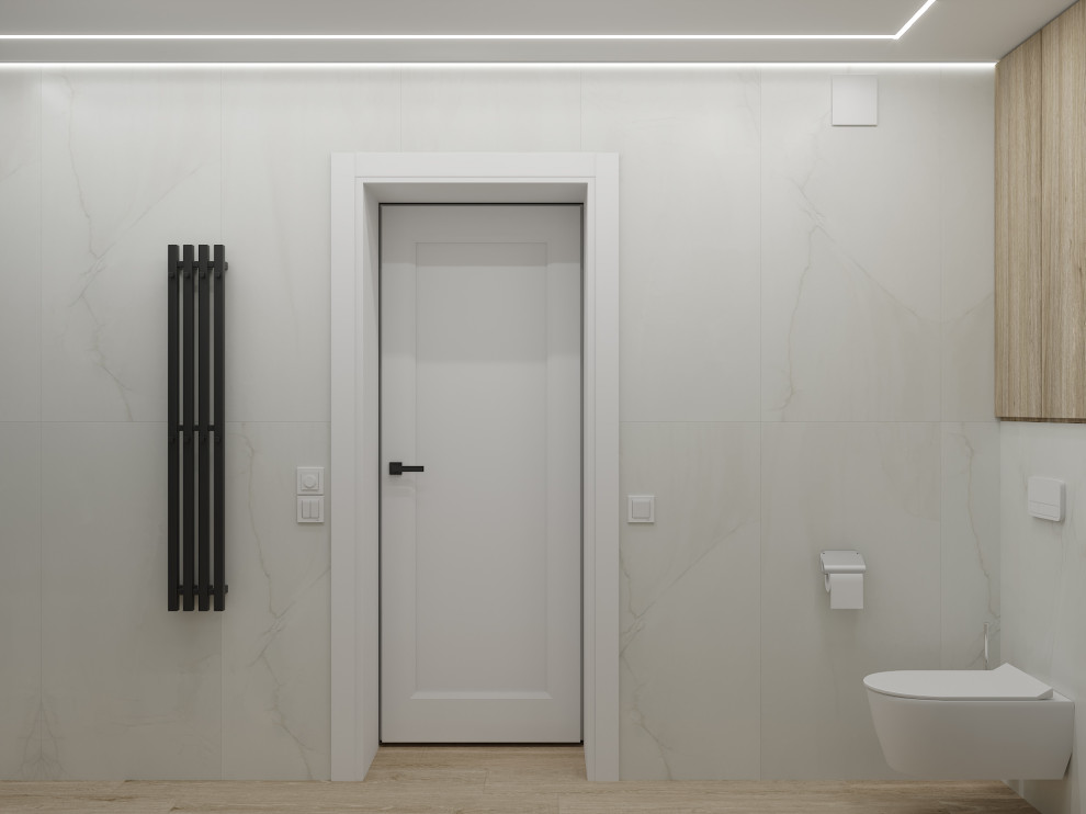 Визуализация дизайн-проекта квартиры 95 м кв, для пары с ребенком