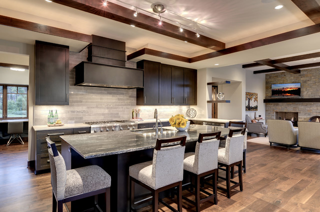 Urban Lodge transitional-kitchen