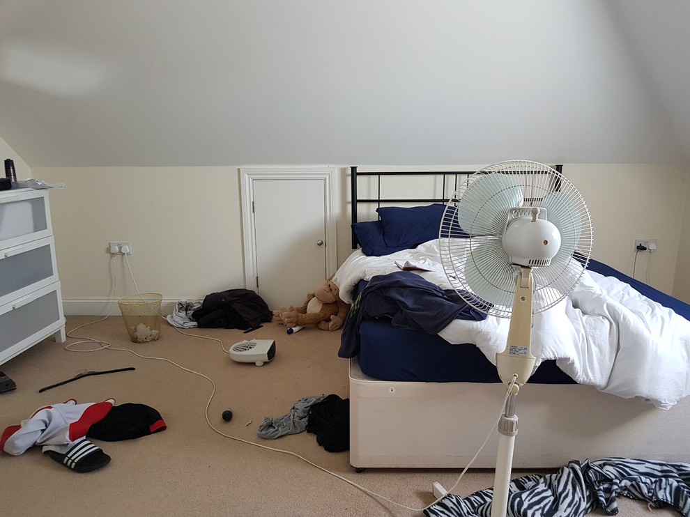 Teenage Boy's Bedroom Makeover- Before