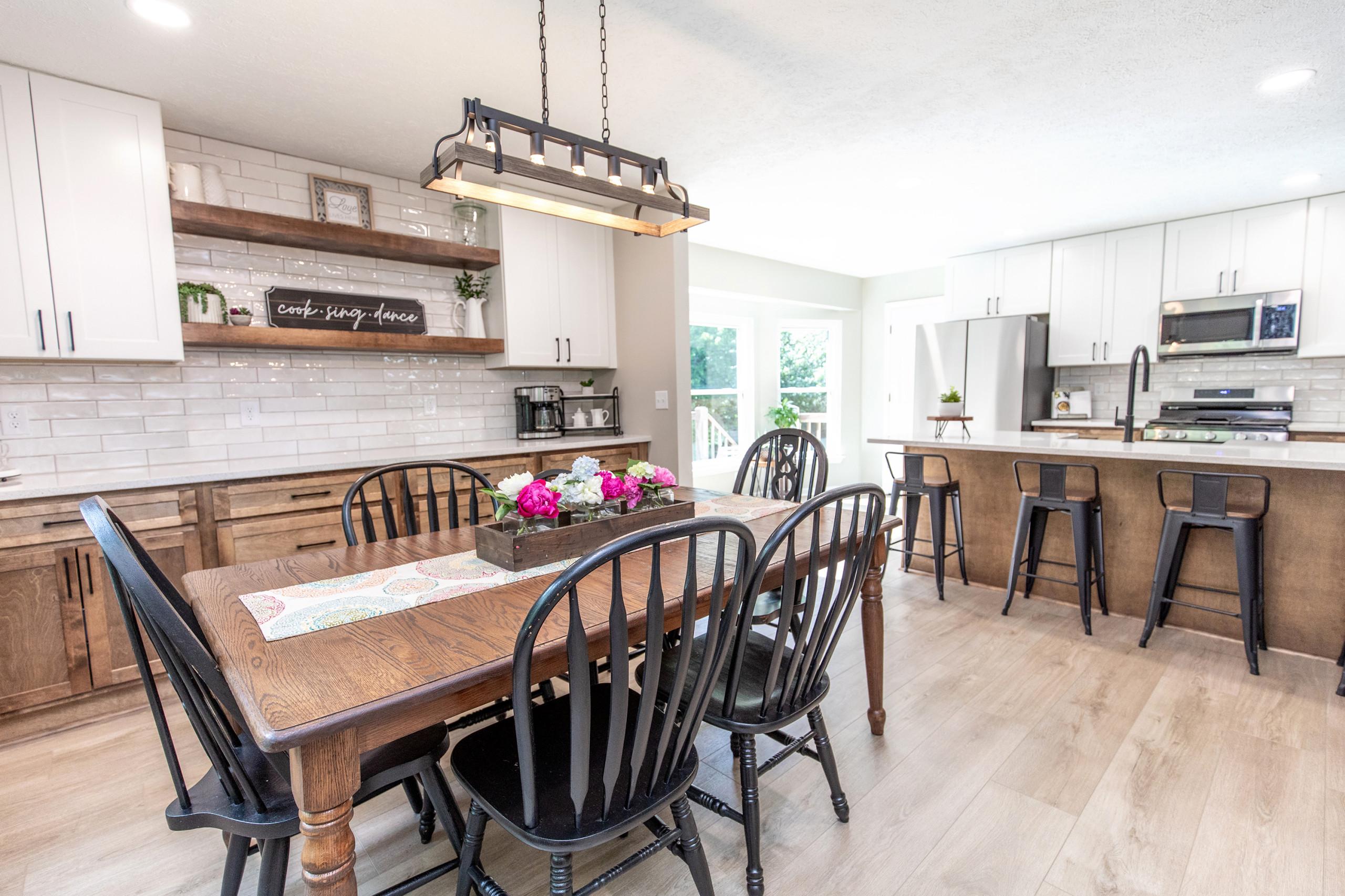"Open Horizons" Kitchen and dining remodel