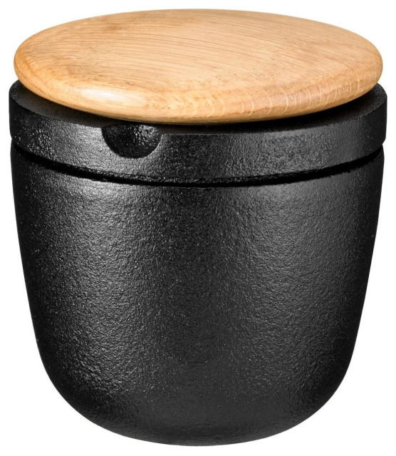 Skeppshult Swing Pepper / Herb Mill Cast Iron Black Industrial