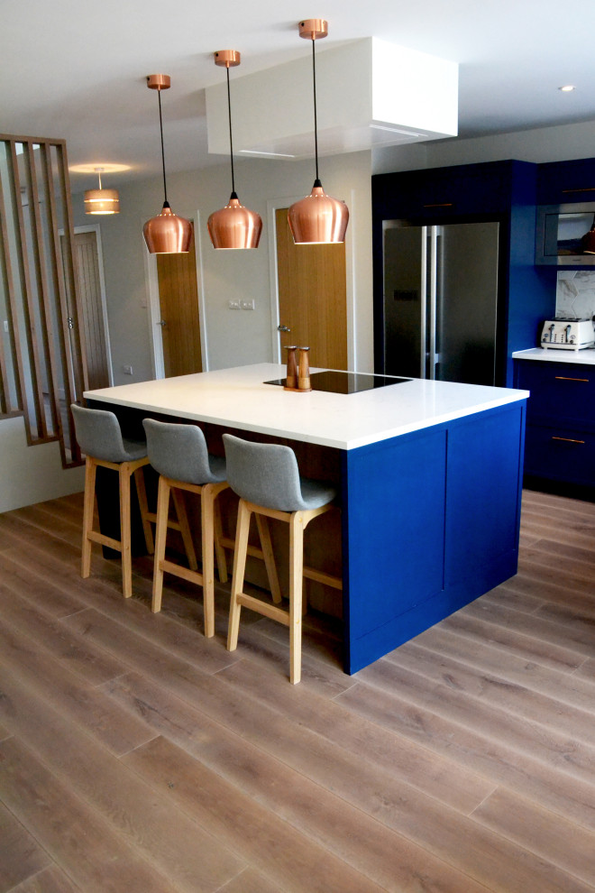 Kitchen & Dining Flooring Transformation oak wood in Wild Rose colour