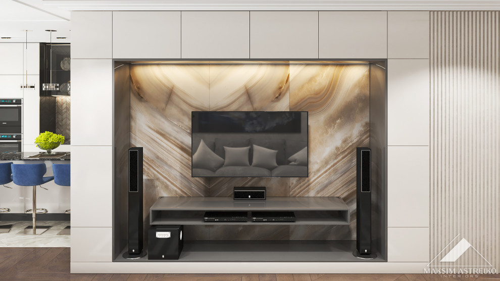 Современный интерьер с элементами арт деко