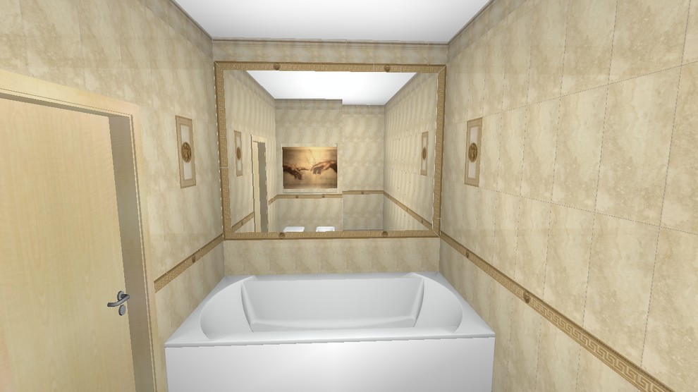 Дизайн классической ванной комнаты