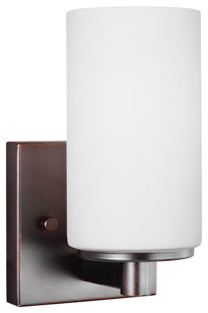 Sea Gull Lighting One Light Wall/Bath Sconce - Bathroom Vanity Lighting Houzz