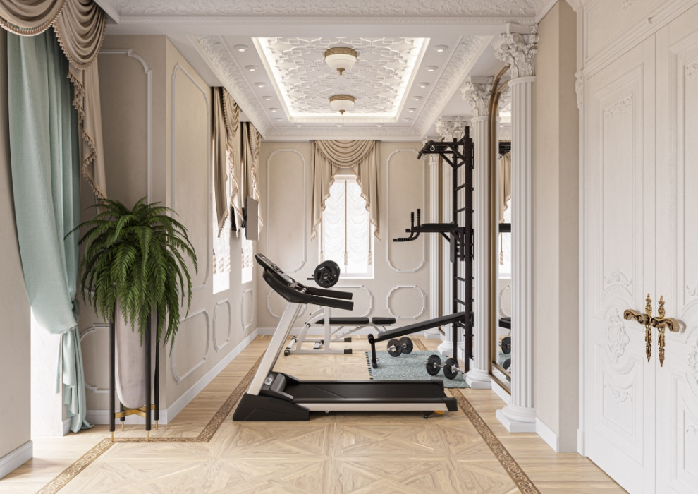 Спортзал с выходом на тераса 2-ой этаж