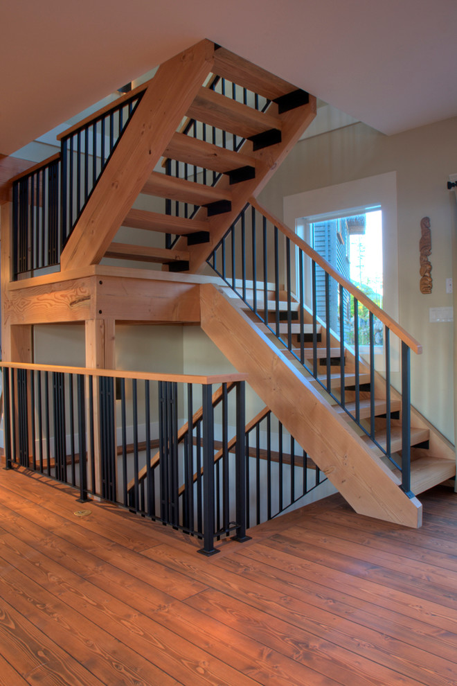 This is an example of a transitional staircase in Vancouver.