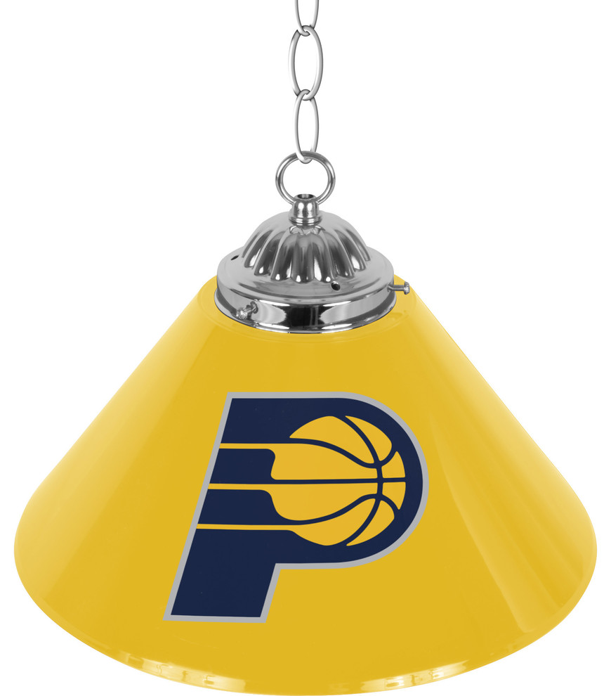 Indiana Pacers NBA Single Shade Bar Lamp - 14 inch