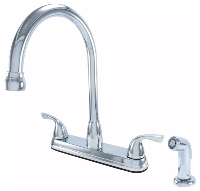 WMF8236XGNZMLCP Hybrid Kitchen Faucet Ceramic Disc Cart. with Spray