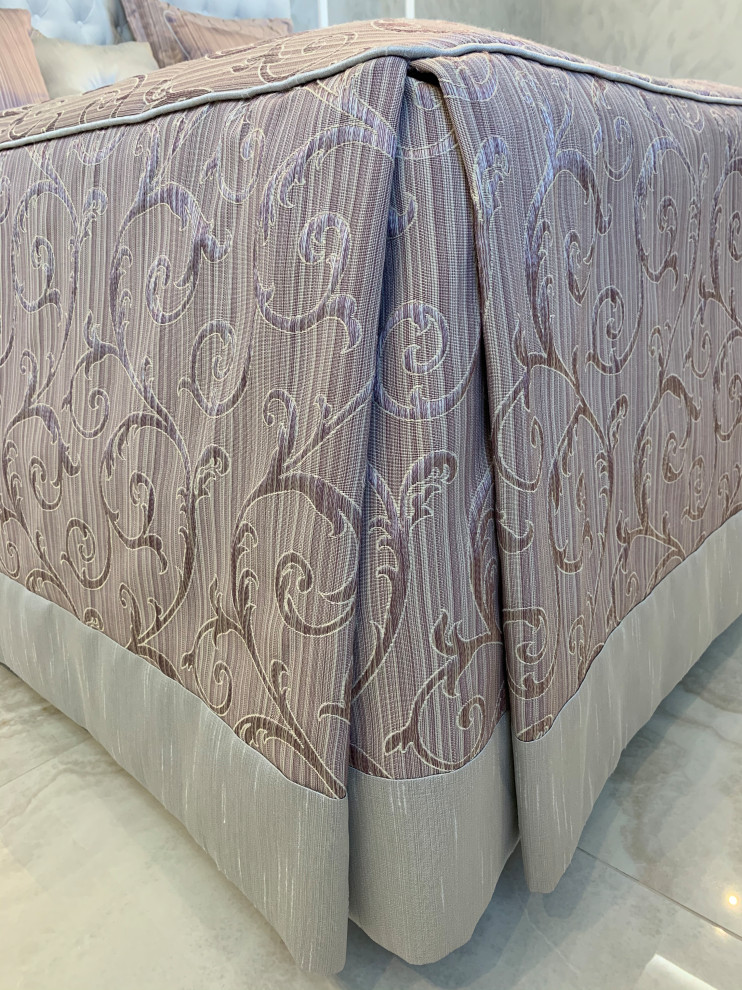 Текстиль для проекта загородного дома молодой пары