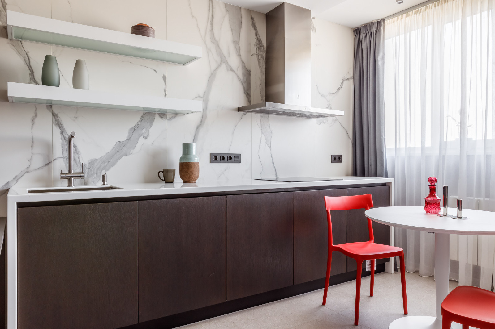 Квартира с цветными акцентами