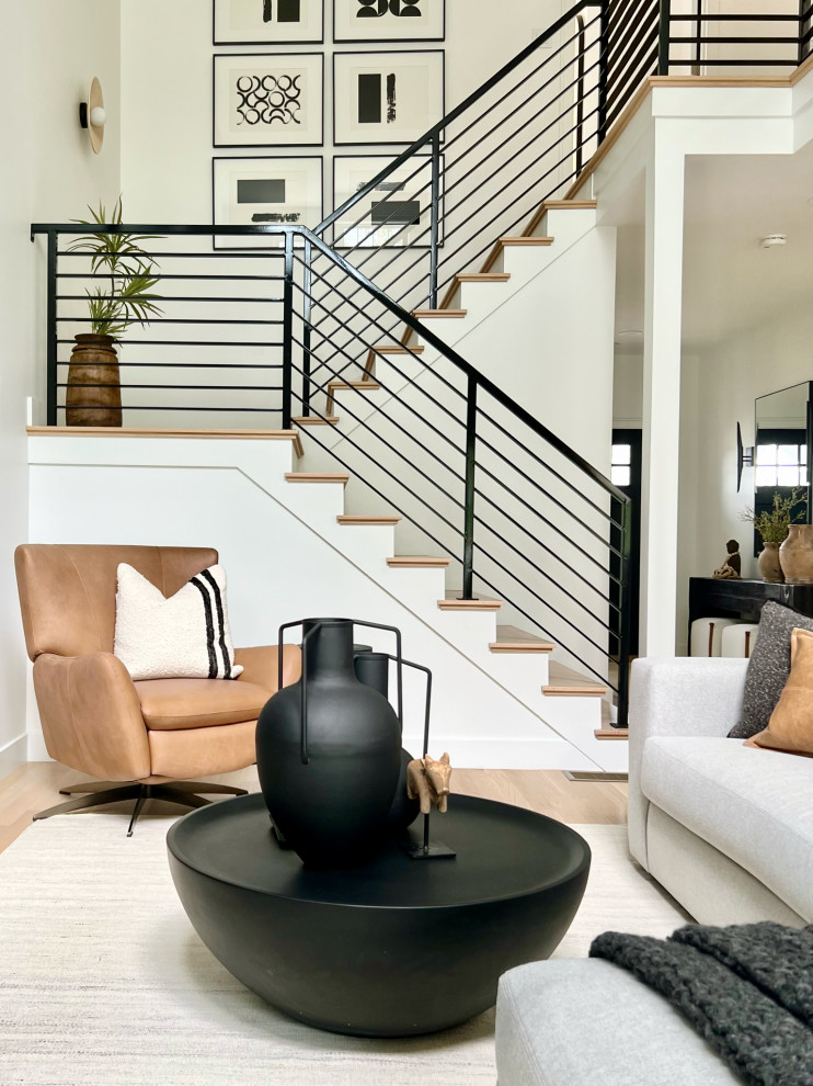 Wabi-sabi style living room