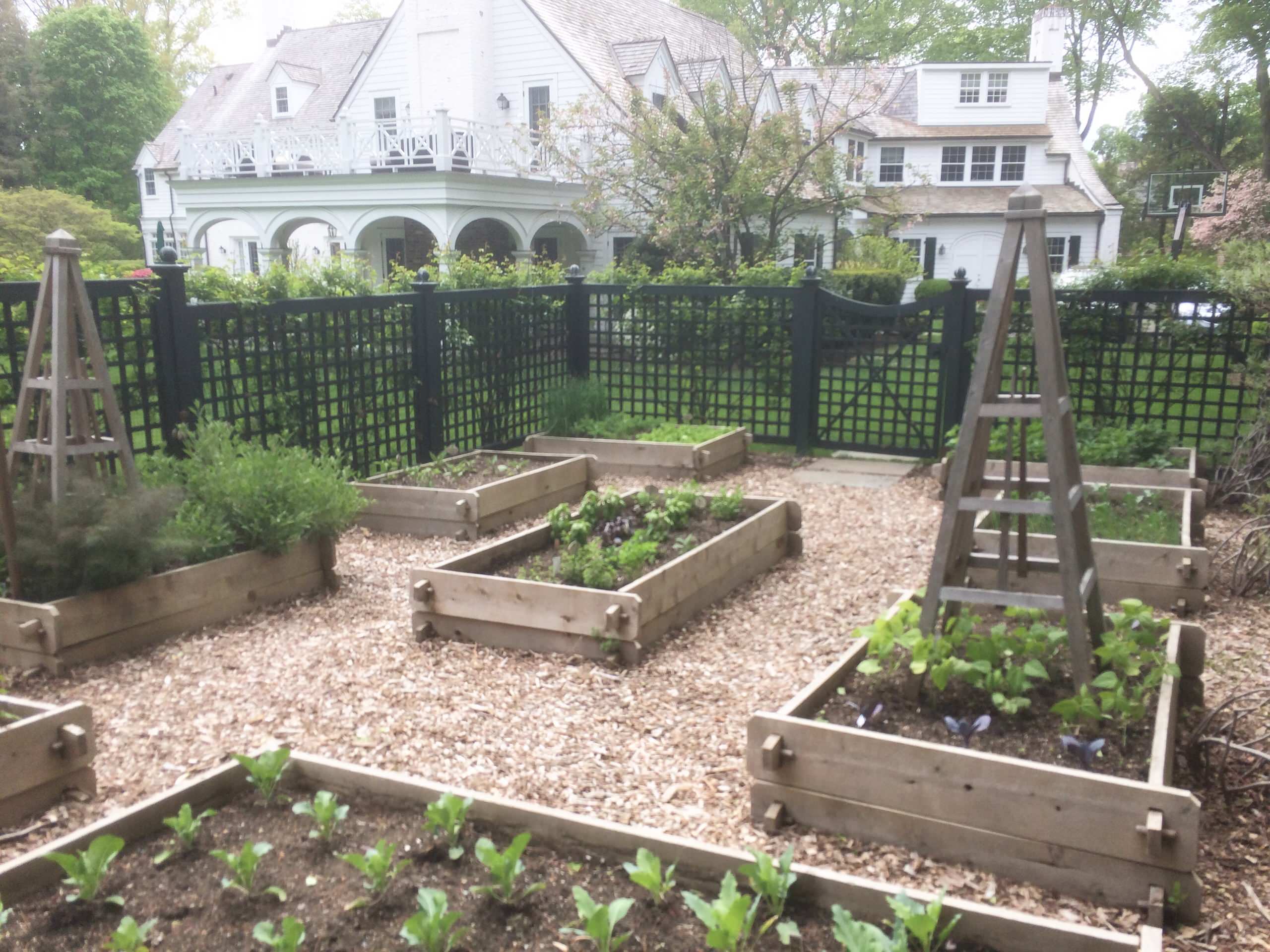 Raised "Mortise and Tension" Vegetable Gardens