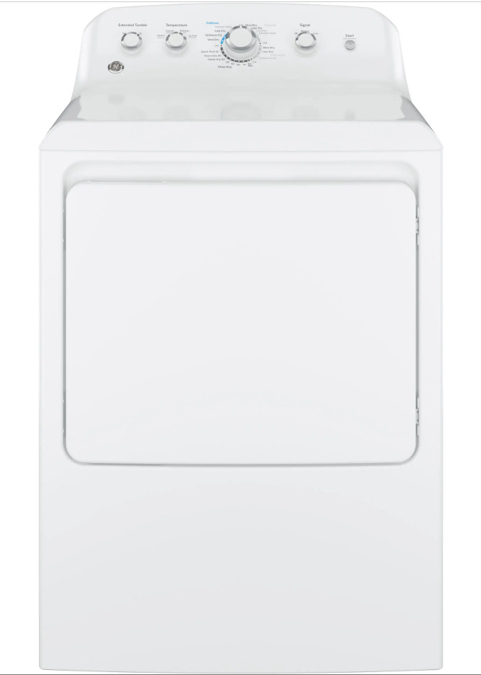 GE® 7.2 cu. ft. Capacity Aluminized Alloy Drum Electric Dryer Modern